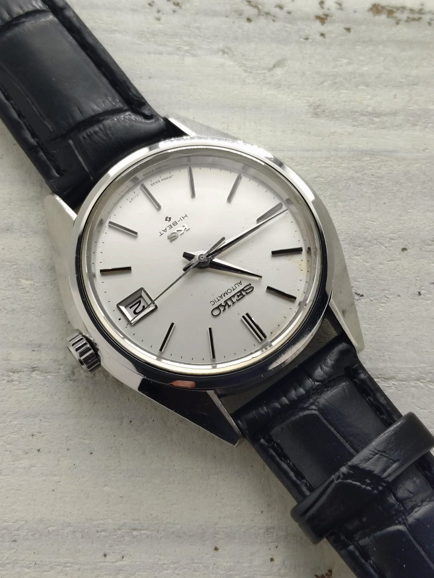 King Seiko 56KS Hi-Beat 5625-7110 – April 1972 – unpoliert, Suwa, revidiert
