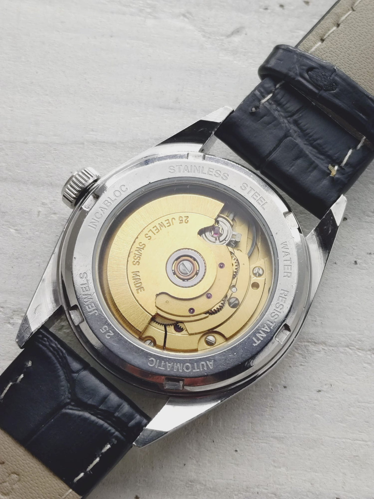 Nova Dona Autodate – Japan's first magazine project watch – ETA 2824-2, exhibition case back – Serviced early 2026