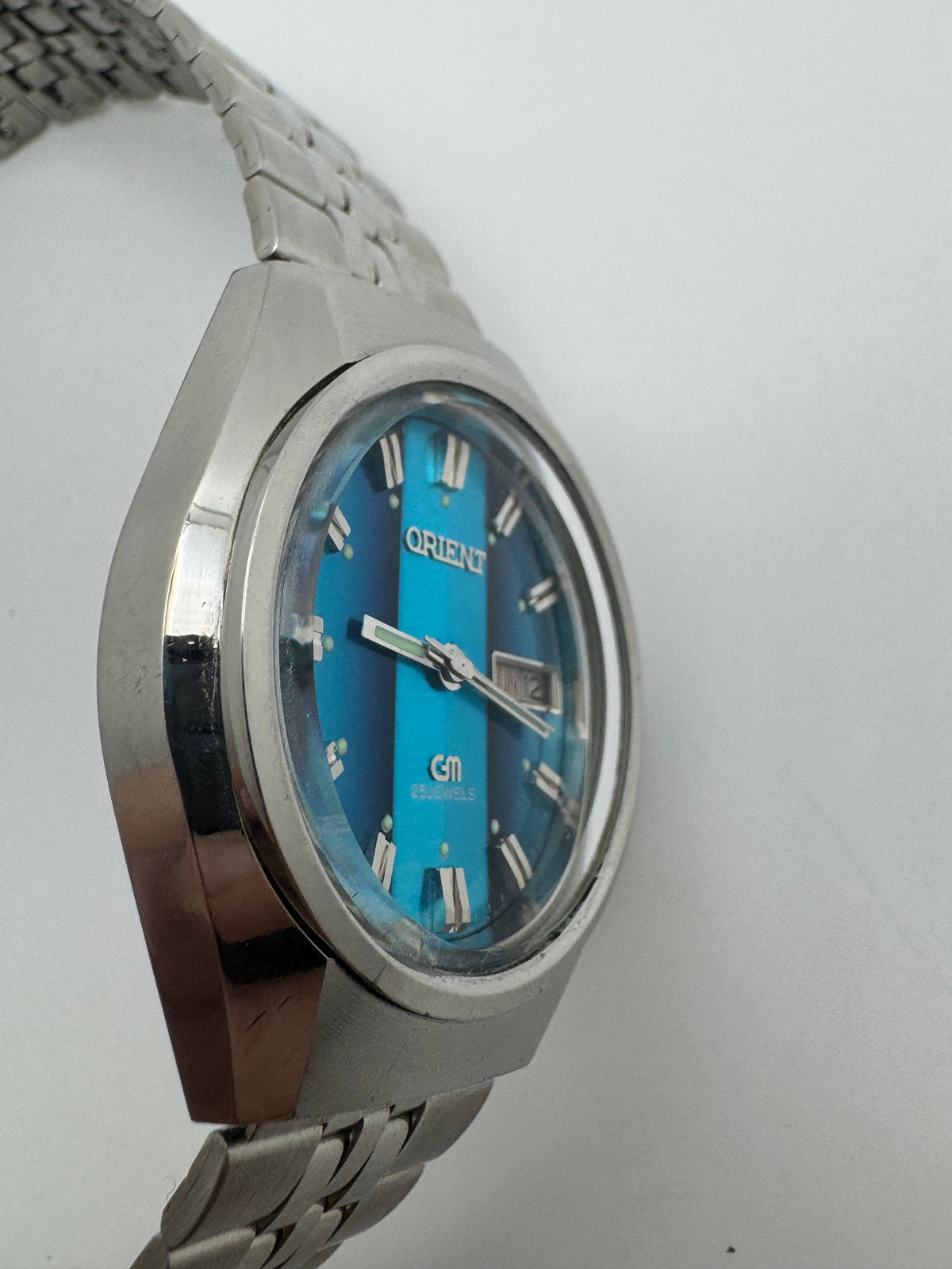 Orient GM Automatic 25 Jewels - Turquoise Dial - 1970s