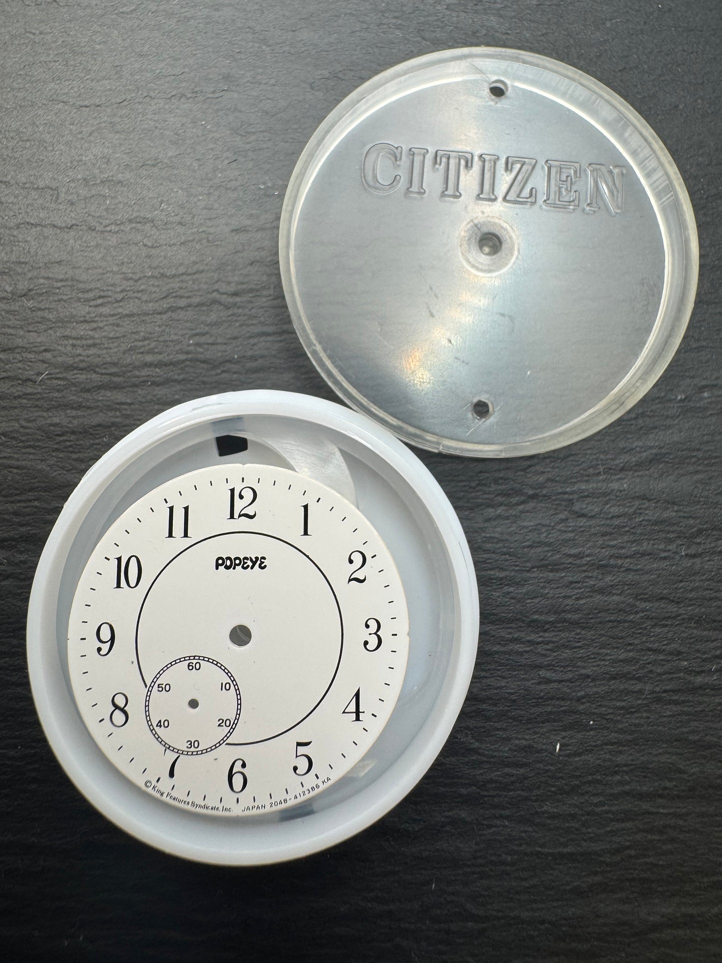 Citizen Original Zifferblatt 2048-412386 „POPEYE" (Charakteruhr, kleine Sekunde) – NOS