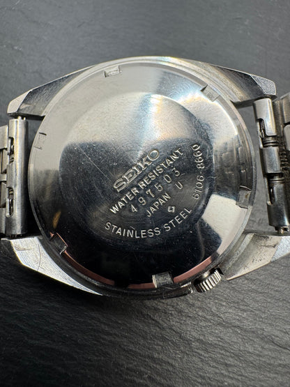Seiko 5 Actus SS 6106-8660 – September 1974 – Green Sunburst – 25 Jewels – JDM Vintage – revidiert