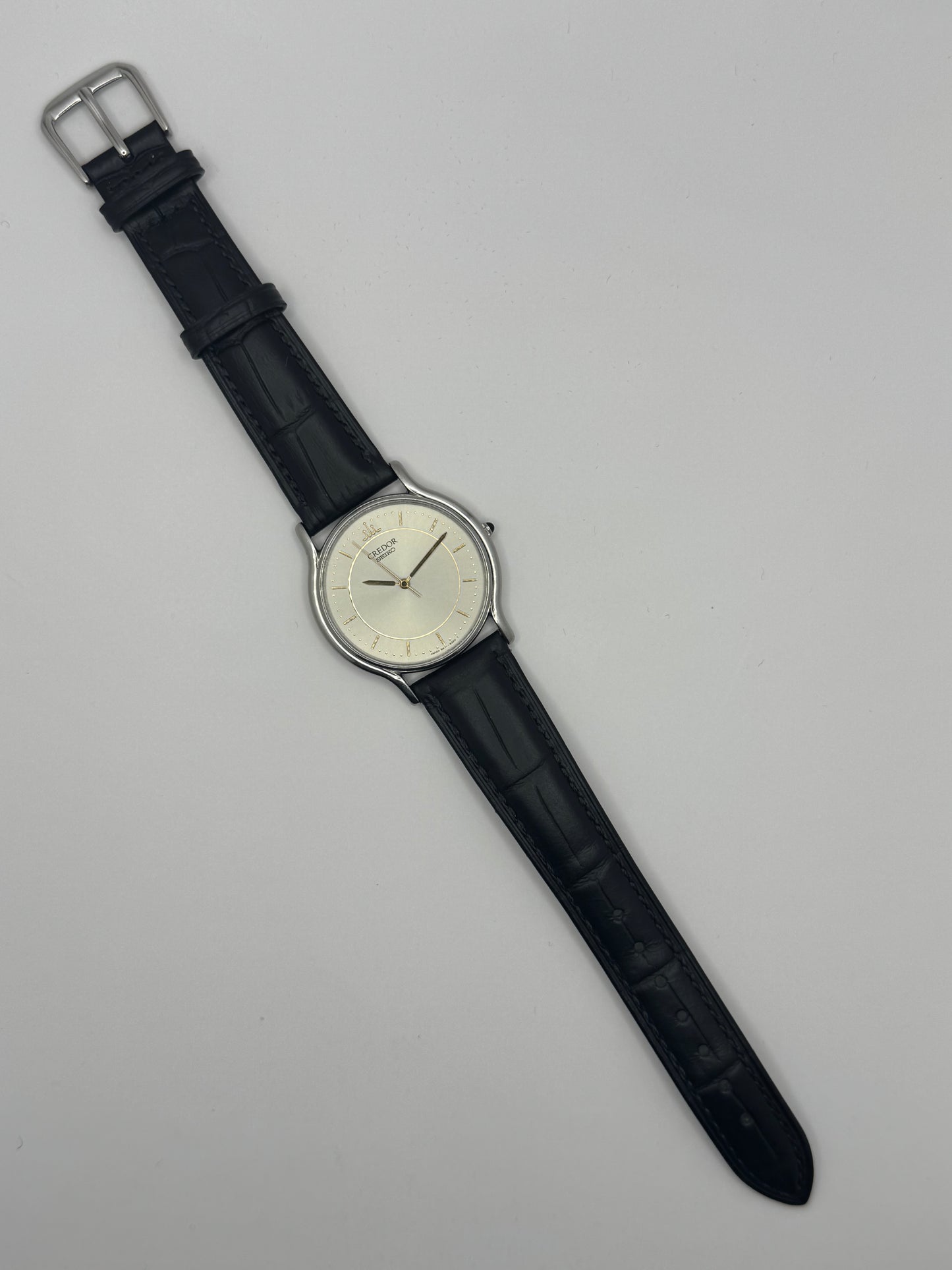 Credor (Seiko) - ultraflache Dress Watch · Ref. 9571-6000 (Juli 1990)