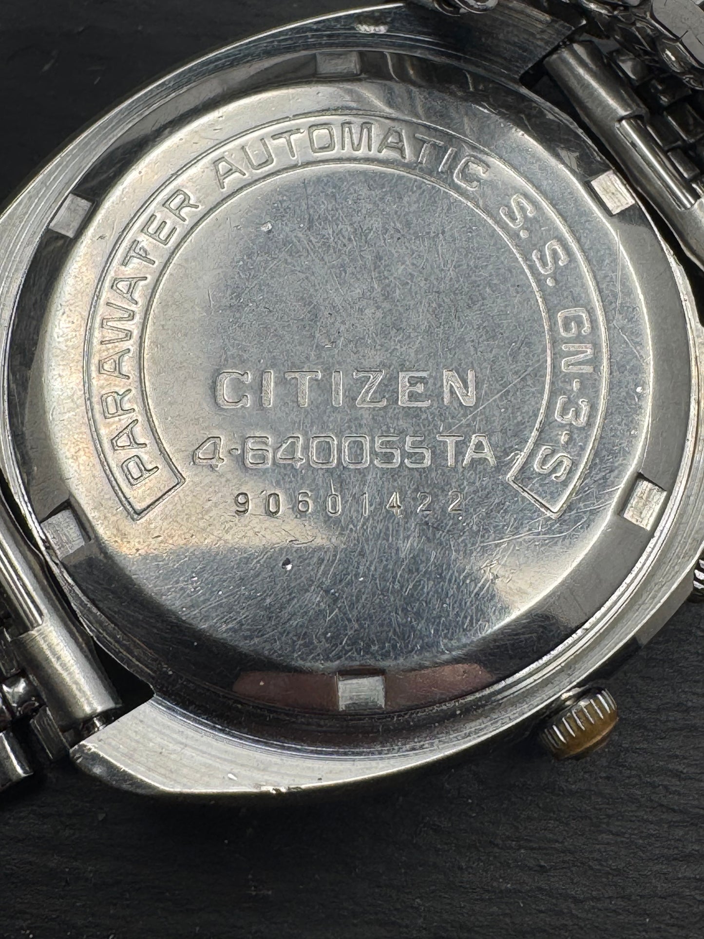 Citizen King Rotor Automatic 23 Jewels – Ref. 4-640055TA – Cal. 6400 – Juni 1969 JDM-Modell, in Japan revidiert