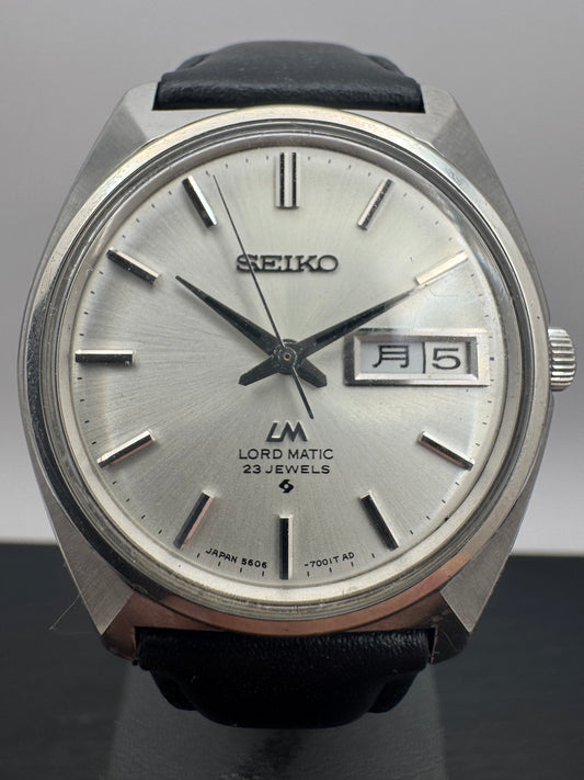 Seiko Lord Matic LM Day-Date - Réf. 5606-7000 (septembre 1969) – Architecture Hi-Beat "56KS" – non polie, fraîchement révisée