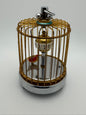 Kindai Watch Co. Bird Cage Clock – mechanical birdcage clock – rotating time display – moving bird – vintage Japan – serviced