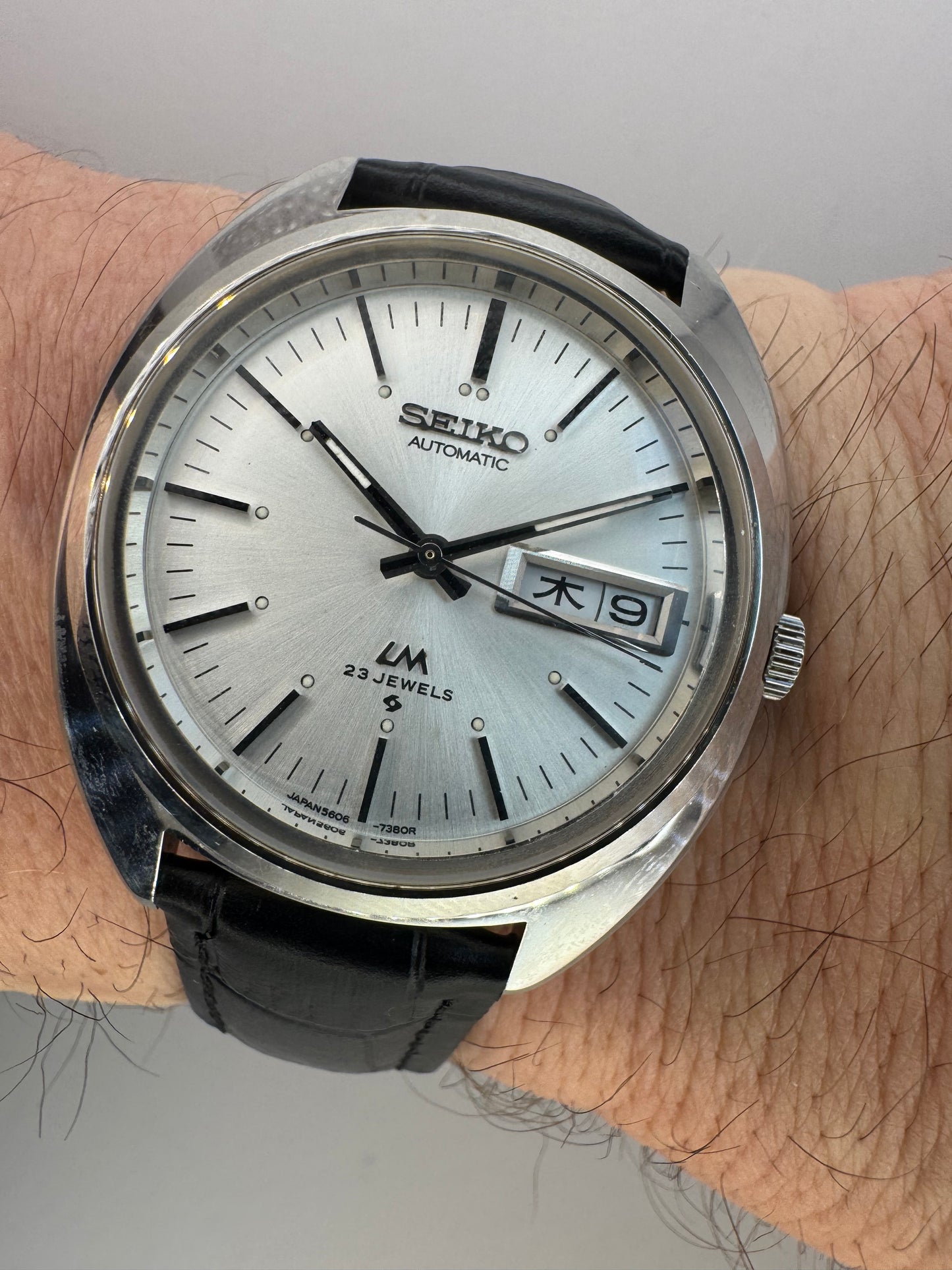 Seiko Lord Matic LM 5606-7150 – 23 Jewels – März 1972 – Tag/Datum, Suwa, revidiert