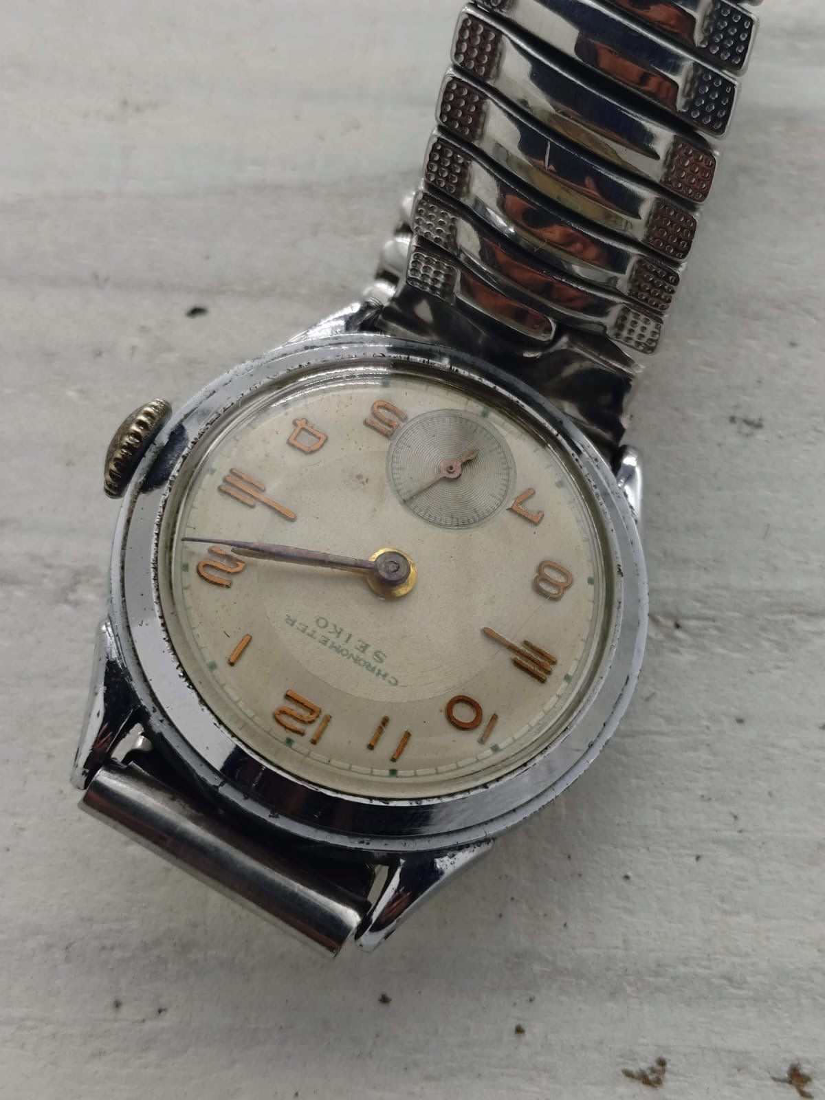 Seiko Chronometer – Case No. 1049 – Caliber 10A, manual wind with small seconds – July 1948 – freshly serviced