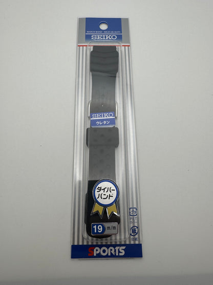 Original Seiko Diver-Armband DAH4BP (19–18 mm) – schwarz (JDM)