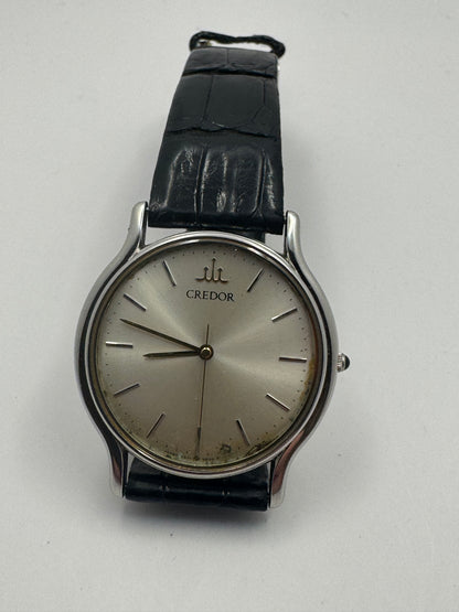 Seiko Credor Quartz – Ultra Thin Dress Watch – Ref. 9571-6000 – Cabochon Crown (Februar 1995)