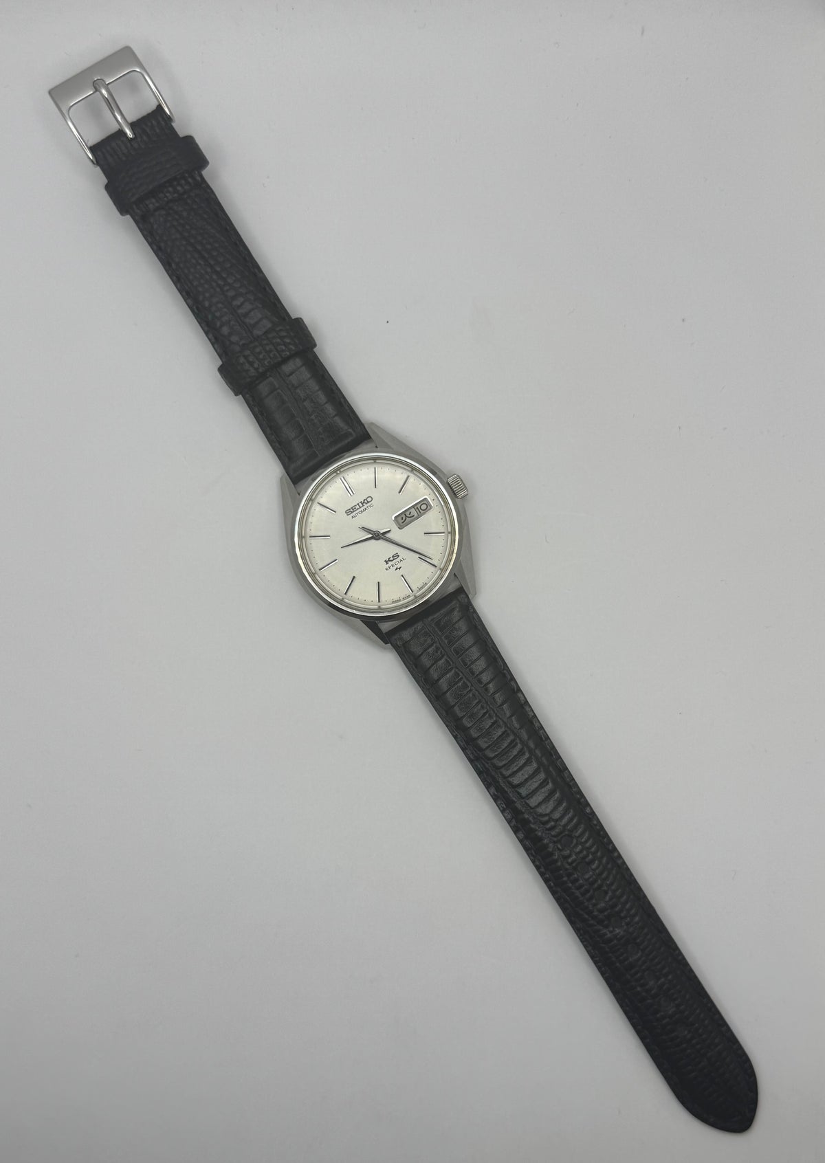King Seiko Special 5256-8010 – Caliber 5256A, Daini Seikosha – the last King Seiko – service anniversary watch of Nagoya Neji Seisakusho, March 1975 – freshly serviced