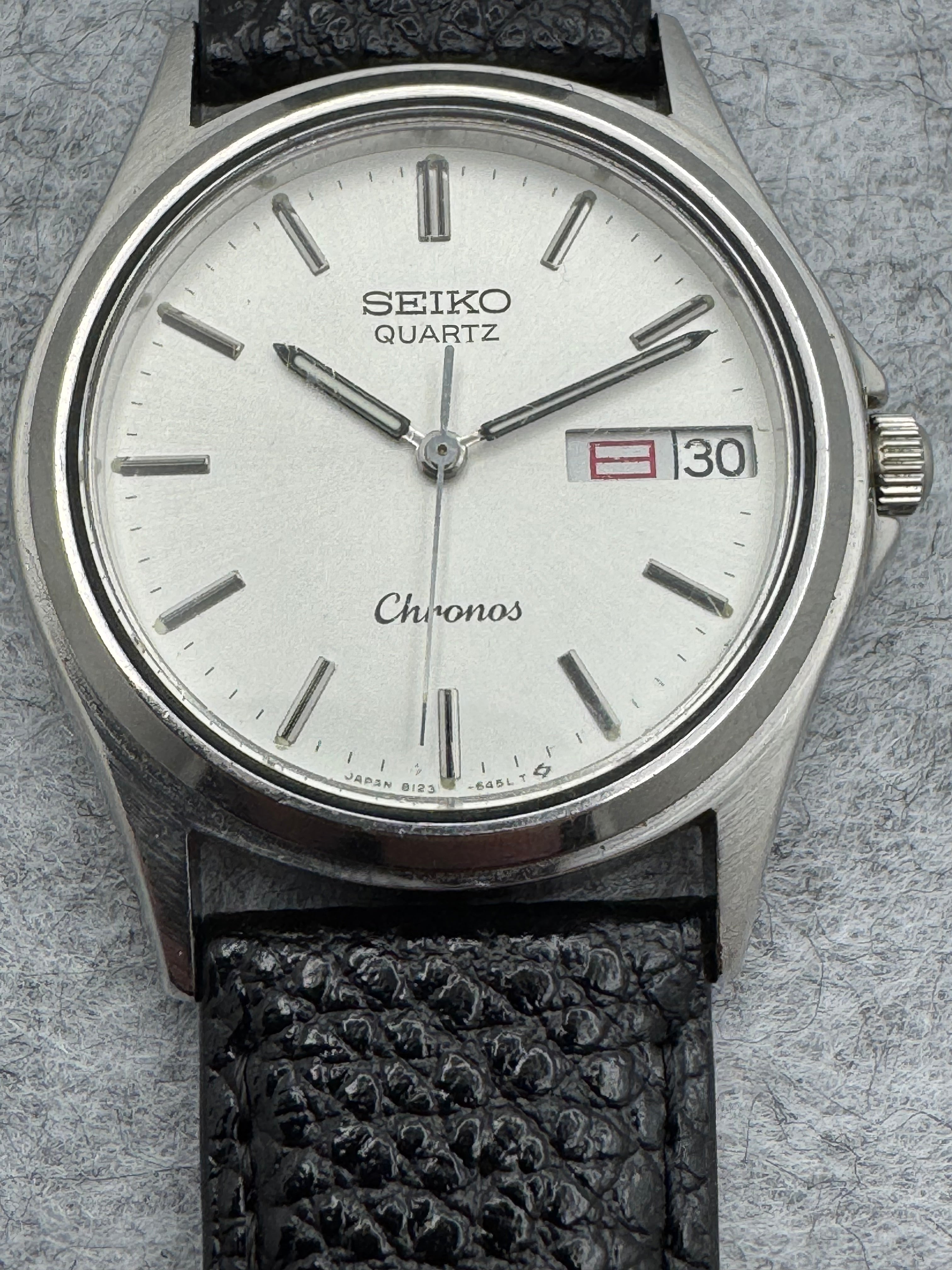 Seiko Quartz Chronograph – Ref. 8123-6310 (January 1986, Japan