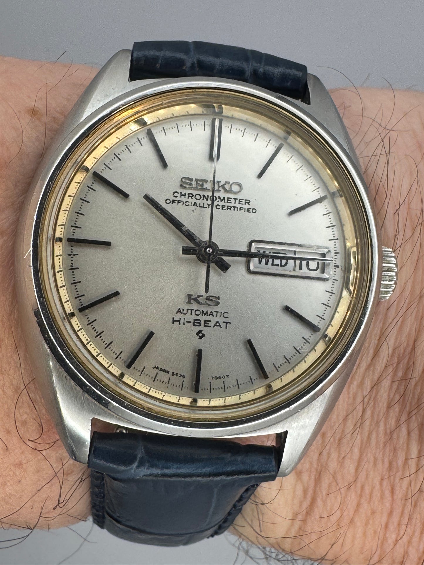 Vintage King Seiko Chronometer Officially Certified Hi-Beat Ref. 5626-7060 (Juni 1970) – „56KS" Suwa-Manufaktur, JCA-zertifiziert