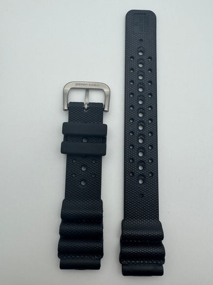 Original Seiko Diver-Armband DAL2BP (19–18 mm) – schwarz (JDM)