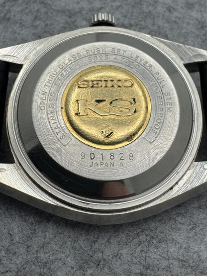 King Seiko Hi-Beat Réf. 5625-7000 – Décembre 1969 – Daini Seikosha – avec médaillon – révisée