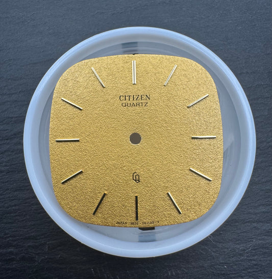 Replacement dial – Citizen Quartz No. 6-261159 (NOS) approx. 25.5 x 25.5 mm