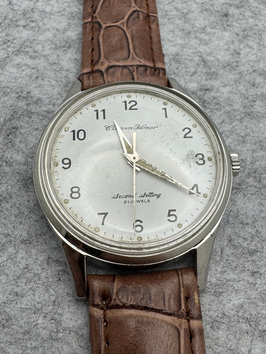 Citizen Homer Second Setting – JNR / Japanese National Railways Montre de service – Shōwa 52 (1977) – 21 rubis – fraîchement révisée