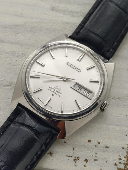 Seiko Lord Matic 5606-7000 – Calibre 5606A, 23 rubis, Suwa Seikosha – Boîtier monocoque – Octobre 1969 – fraîchement révisée