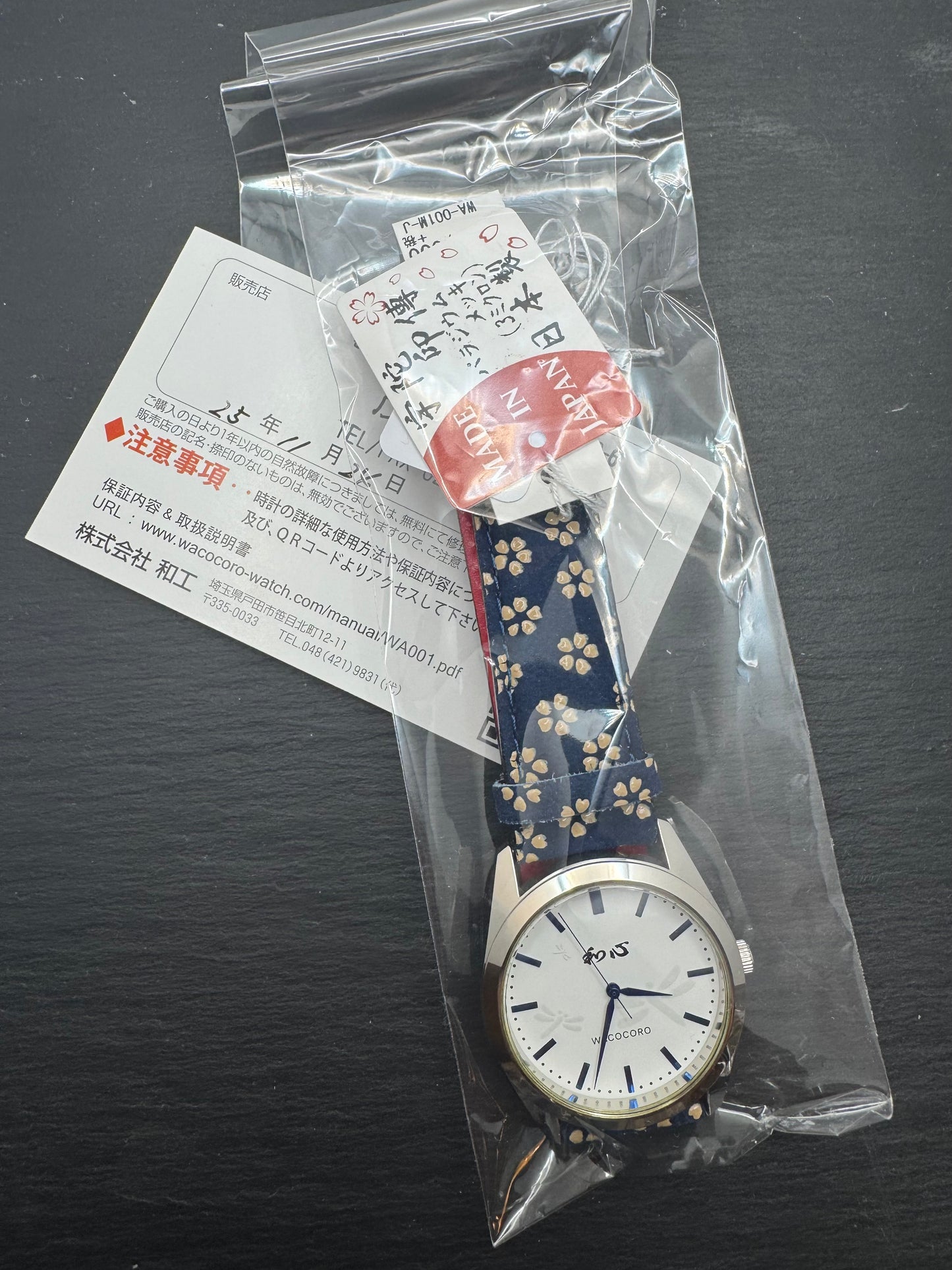 Wacocoro „Dragonfly Dial“ – Japanische Designuhr mit Uda-Inden Lederarmband – Full Set (November 2025, ungetragen)