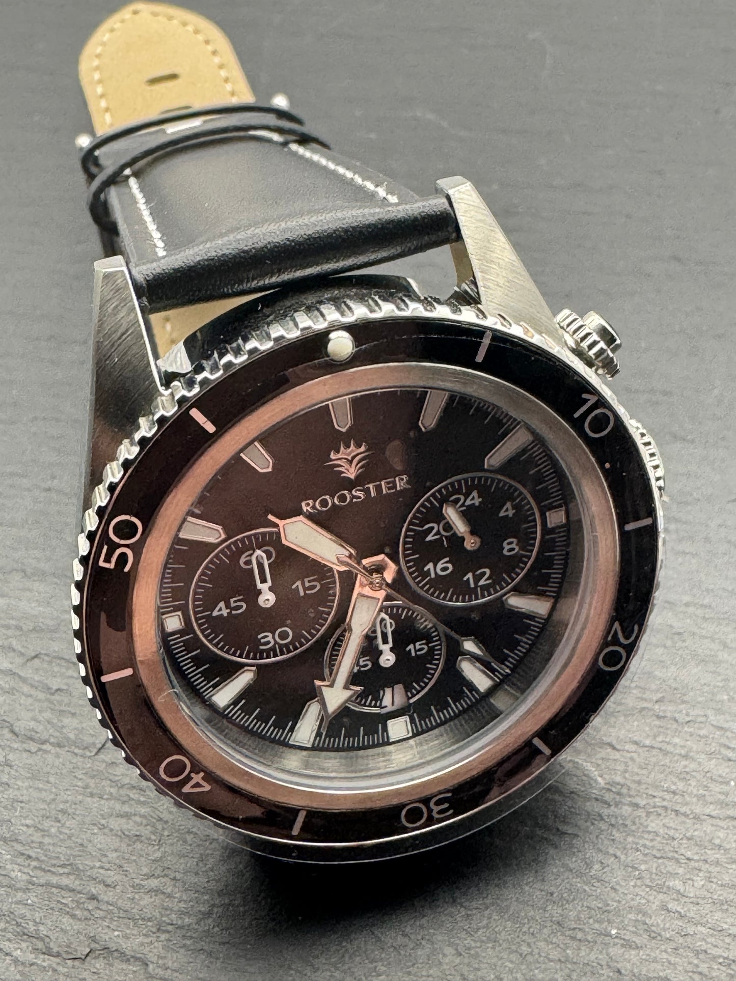 Rooster RS-1013 Chronograph Full Set NOS / verklebt / JDM Limited Edition 042/500