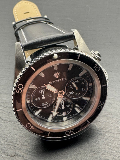 Rooster RS-1013 Chronograph Full Set NOS / verklebt / JDM Limited Edition 042/500