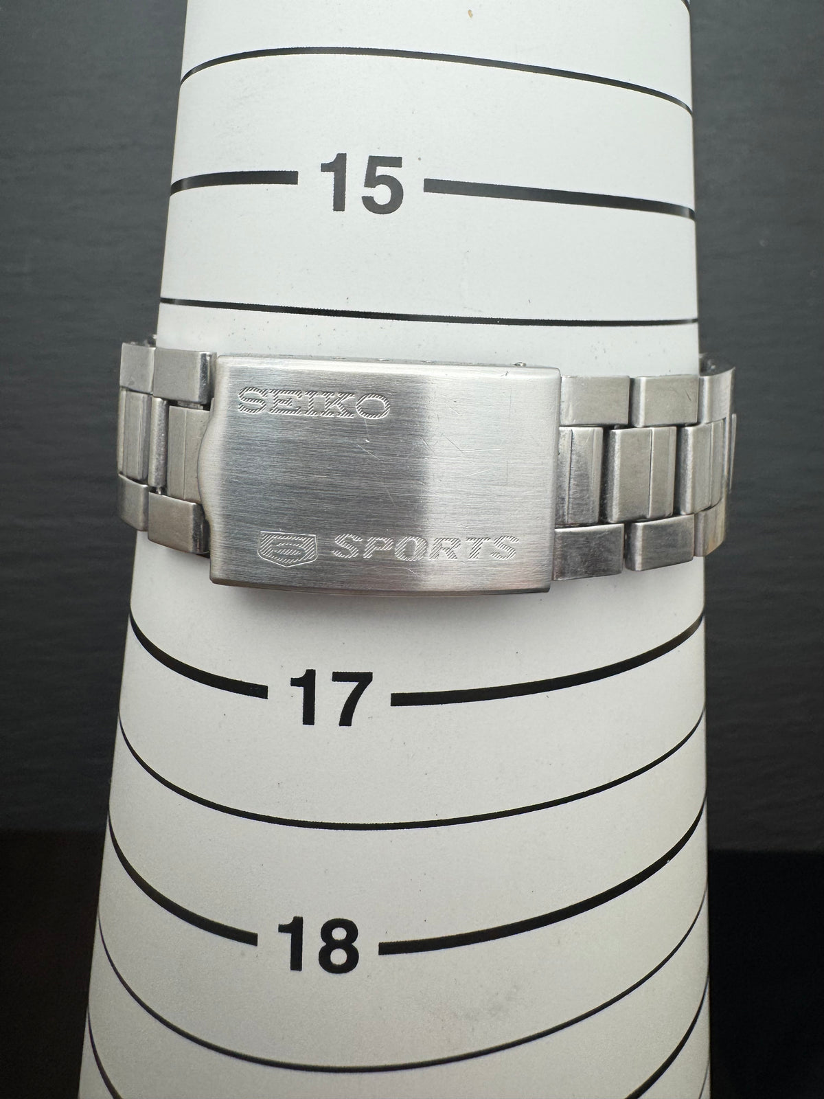Seiko 5 Sports Speed-Timer 6139-7020 – Caliber 6139, 21 jewels, Suwa Seikosha – champagne dial, original bracelet – November 1971 – freshly serviced