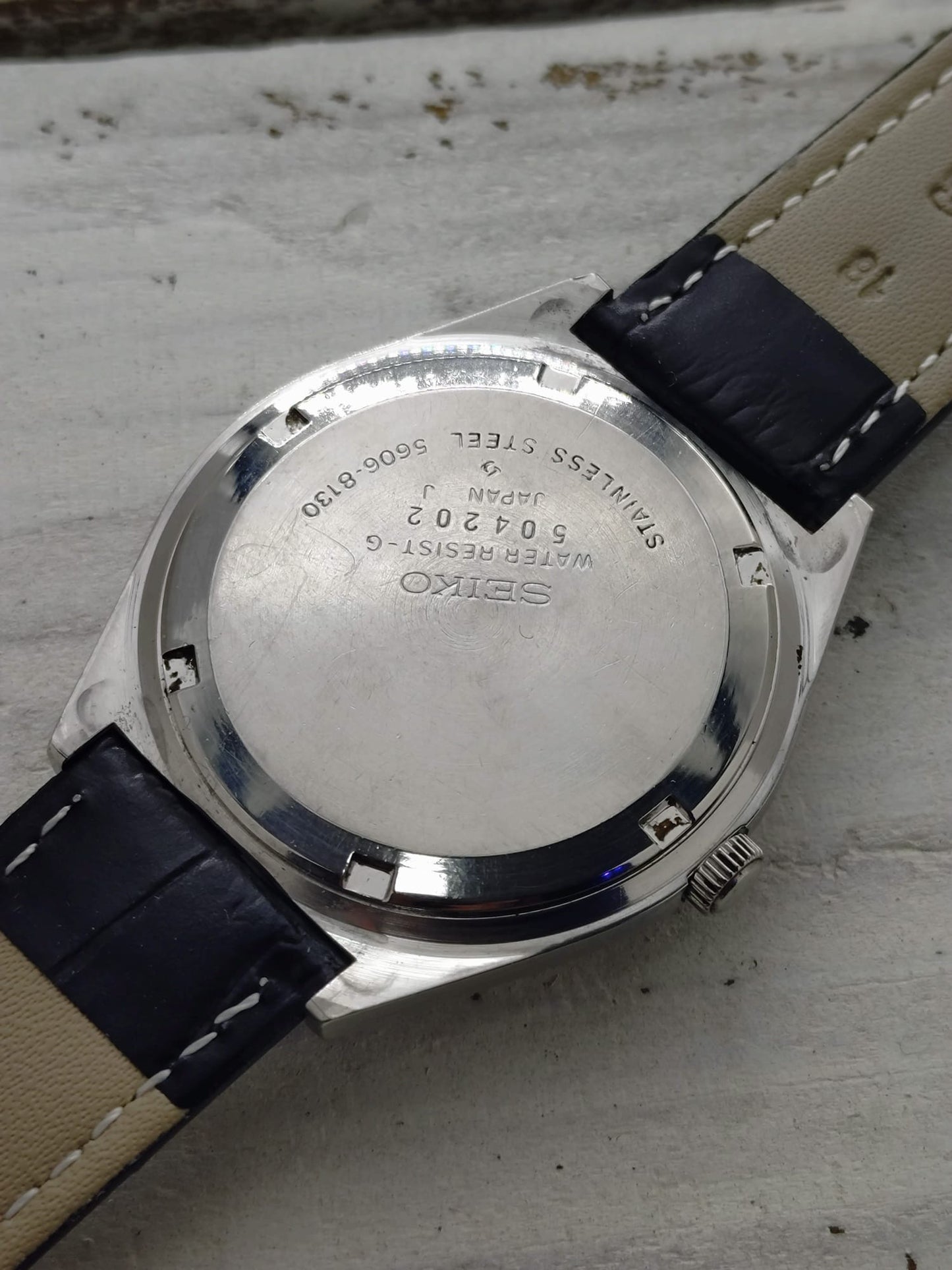 Seiko Lord Matic 5606-8130 – Rauch-Verlaufszifferblatt & Facettenglas – 23 Jewels, um 1975