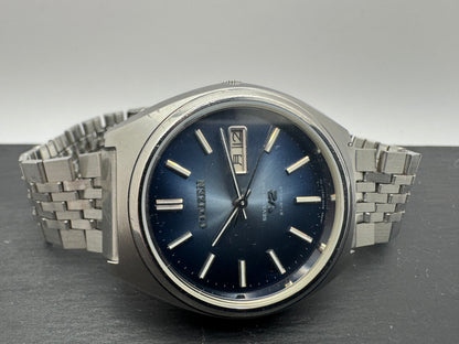 Citizen Seven Star V2 – frisch revidierter 1970er Automatikklassiker mit außergewöhnlichem Blue Sunburst (Juni 1975)