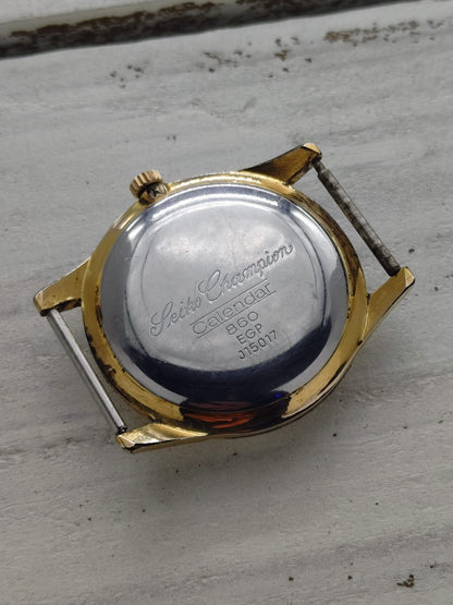 Seiko Champion Calendar 860 – Réf. J15017 – Calibre 860, remontage manuel, Daini Seikosha – 1963 – fraîchement révisée