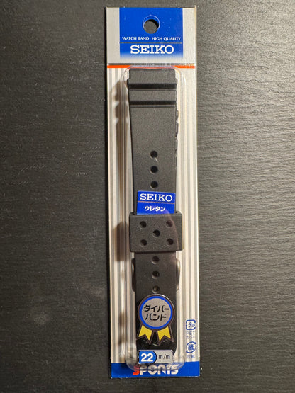 Original Seiko Diver-Armband DB73BP (20–18 mm) – schwarz (JDM)