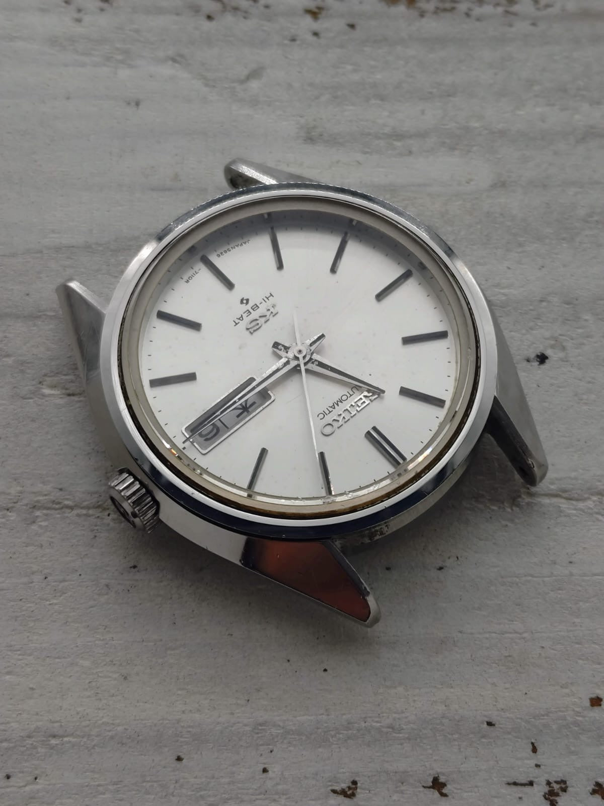 King Seiko Hi-Beat 5626-7113 – Caliber 5626A, Suwa Seikosha – Stainless steel – June 1974 – freshly serviced