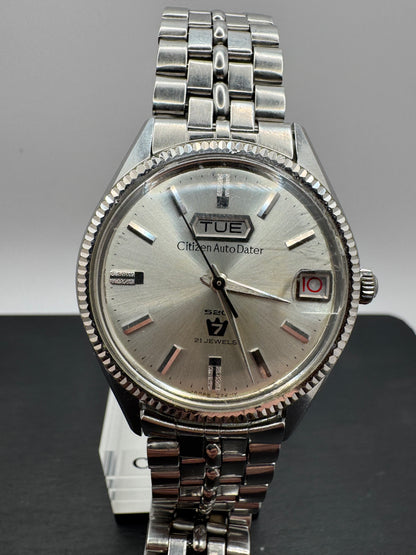 Citizen Auto Dater – Oktober 1966 – Ref. AP SS 52701A-T – Original Citizen Stahlband