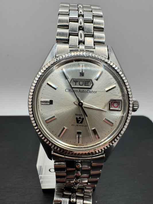 Citizen Auto Dater – Oktober 1966 – Ref. AP SS 52701A-T – Original Citizen Stahlband