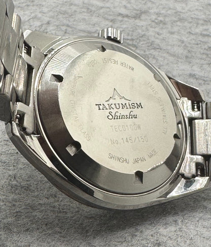 Rarity: TAKUMiSM Shinshu TEC0100W – No. 145 of 150 – built by Japanese master watchmakers – practically unobtainable in Europe