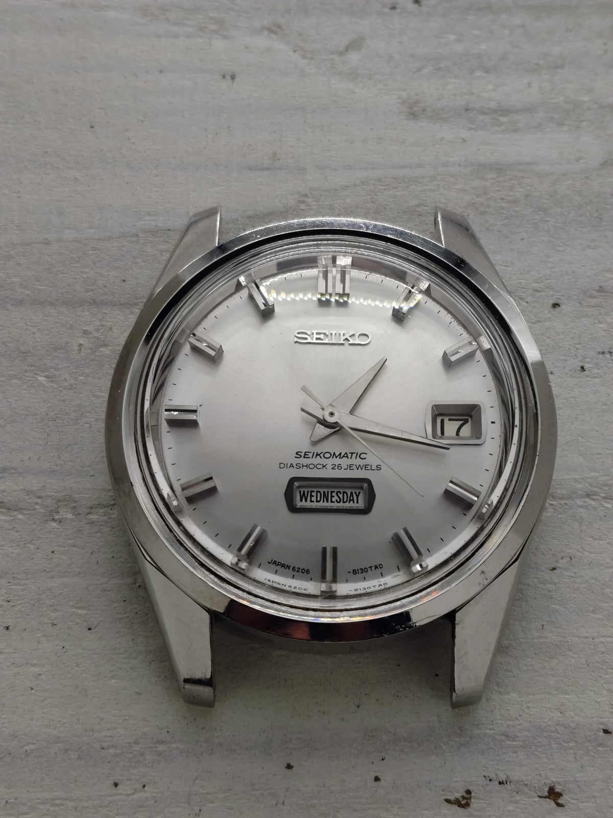 Seiko Seikomatic Weekdater – Ref. 6206-8130 – Kaliber 6206B, Automatik, Suwa Seikosha – Juni 1966 – frisch revidiert