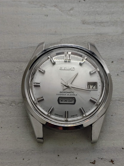 Seiko Seikomatic Weekdater – Ref. 6206-8130 – Kaliber 6206B, Automatik, Suwa Seikosha – Juni 1966 – frisch revidiert