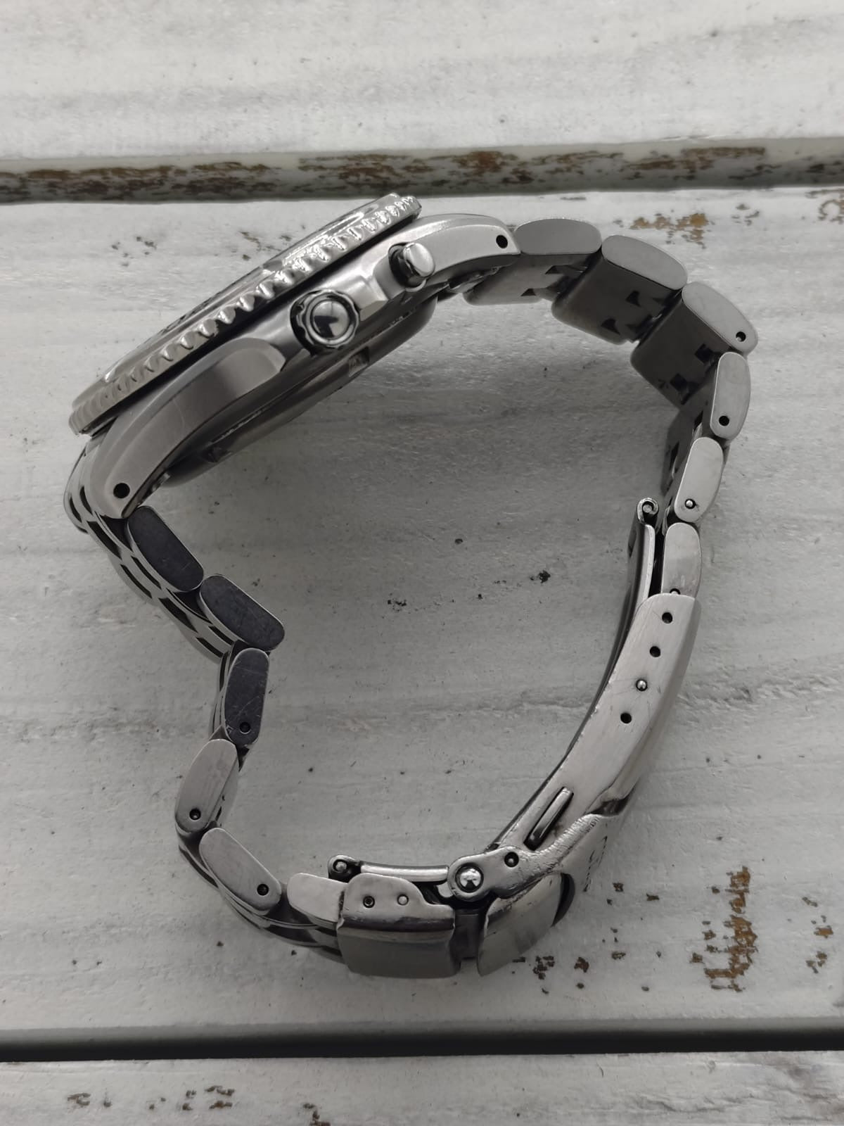 Seiko Kinetic Titanium Scuba 200 m – Ref. 5M63-0B40 – Caliber 5M63, titanium, diver's bezel – June 2006