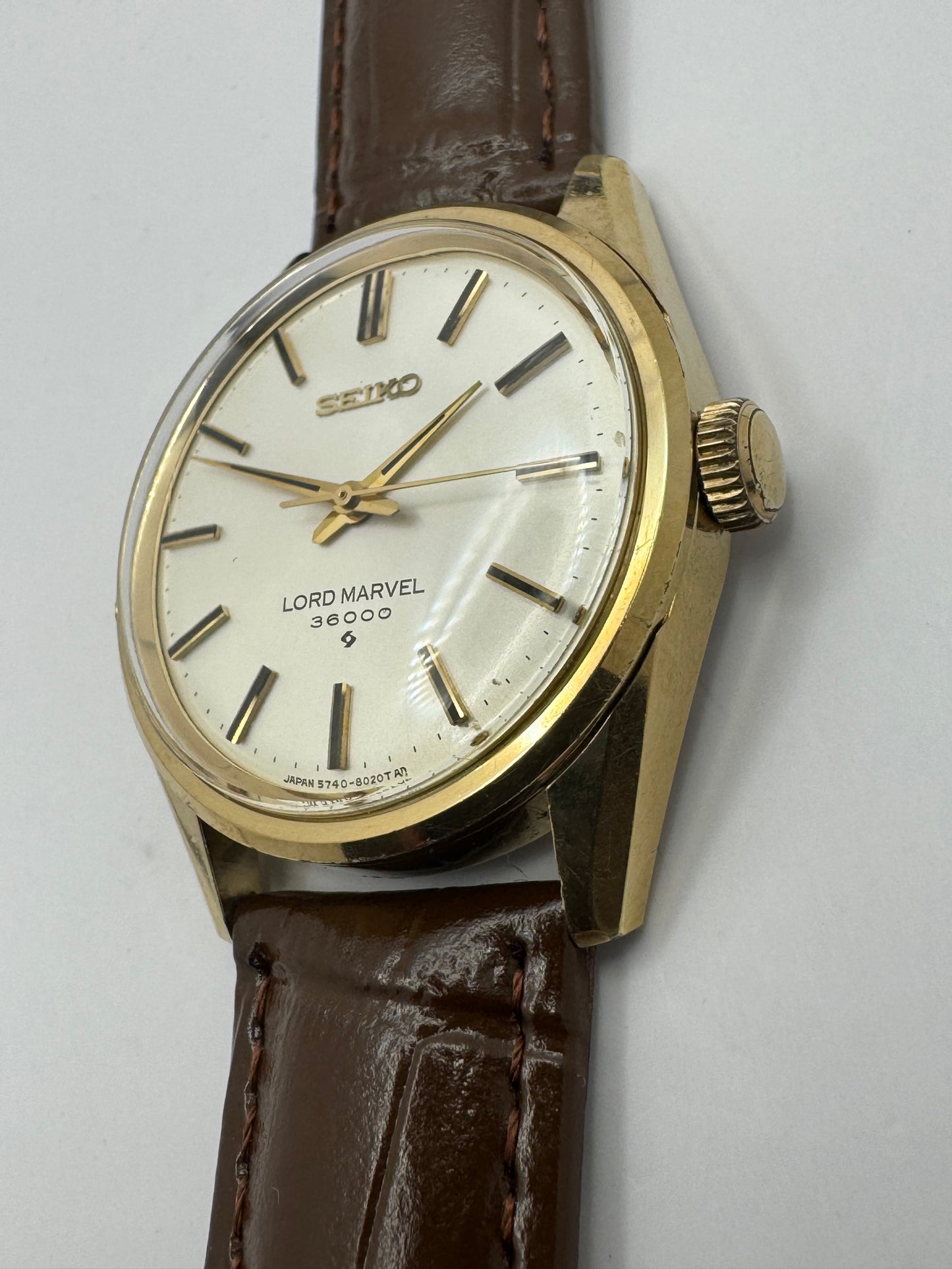 Seiko Lord Marvel 36000 – 5740-8000 – Nov. 1970 – Hi-Beat, vergoldet, revidiert