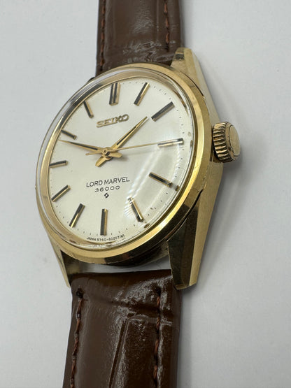 Seiko Lord Marvel 36000 – 5740-8000 – Nov. 1970 – Hi-Beat, vergoldet, revidiert