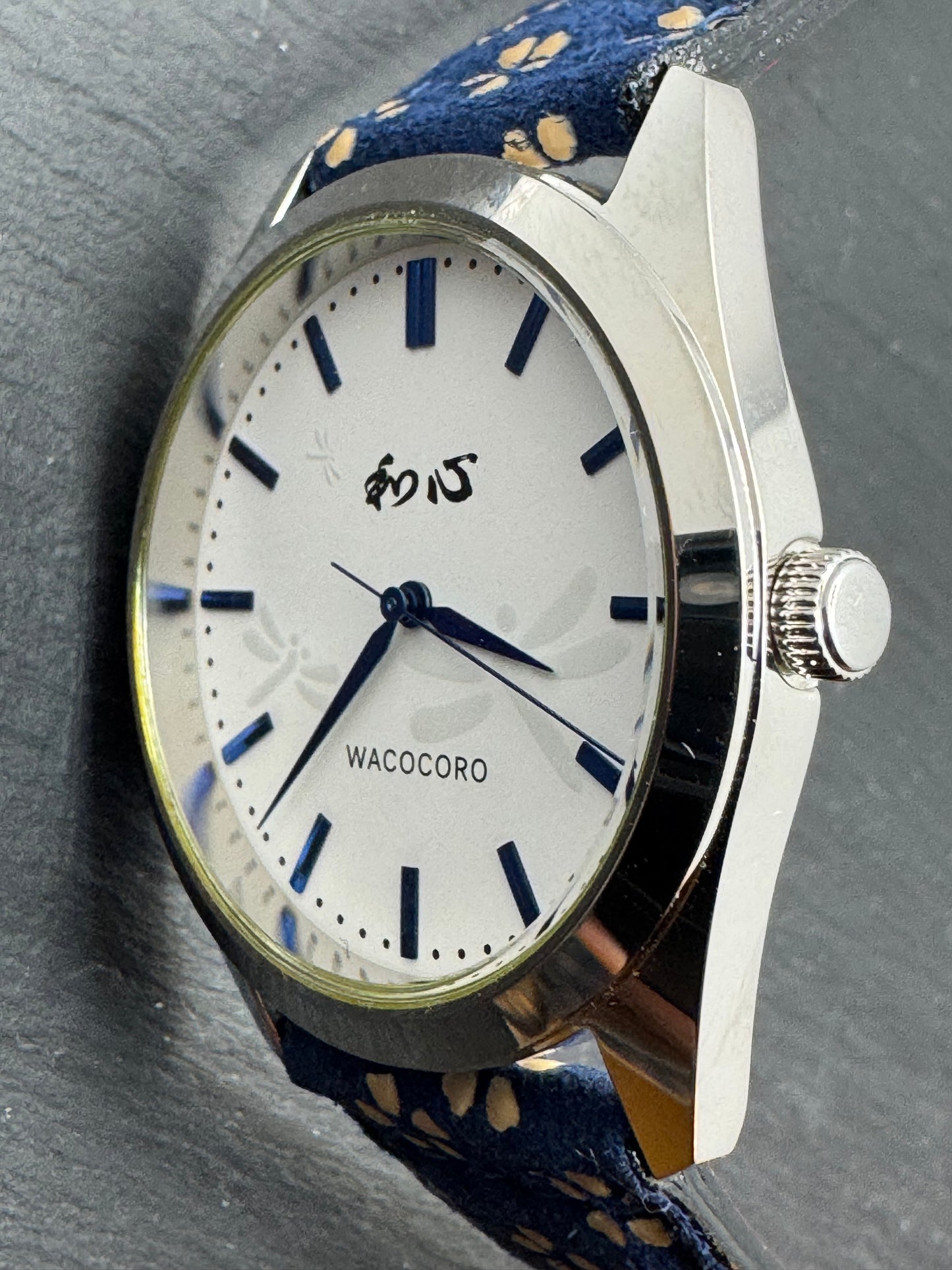 Wacocoro „Dragonfly Dial“ – Japanische Designuhr mit Uda-Inden Lederarmband – Full Set (November 2025, ungetragen)
