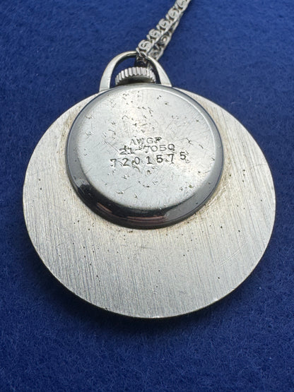 Montre pendentif Seiko Réf. 21-7050 – Remontage manuel – Février 1977 – AWGP – Vintage Japon