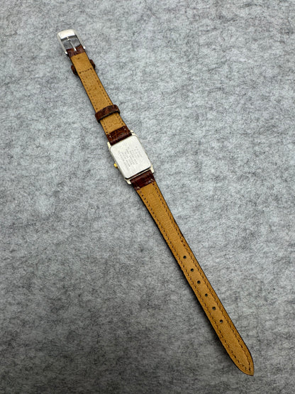 Citizen Exceed – April 1987 - Bicolor Tank case with onyx bezel – Caliber 3330, anti-magnetic