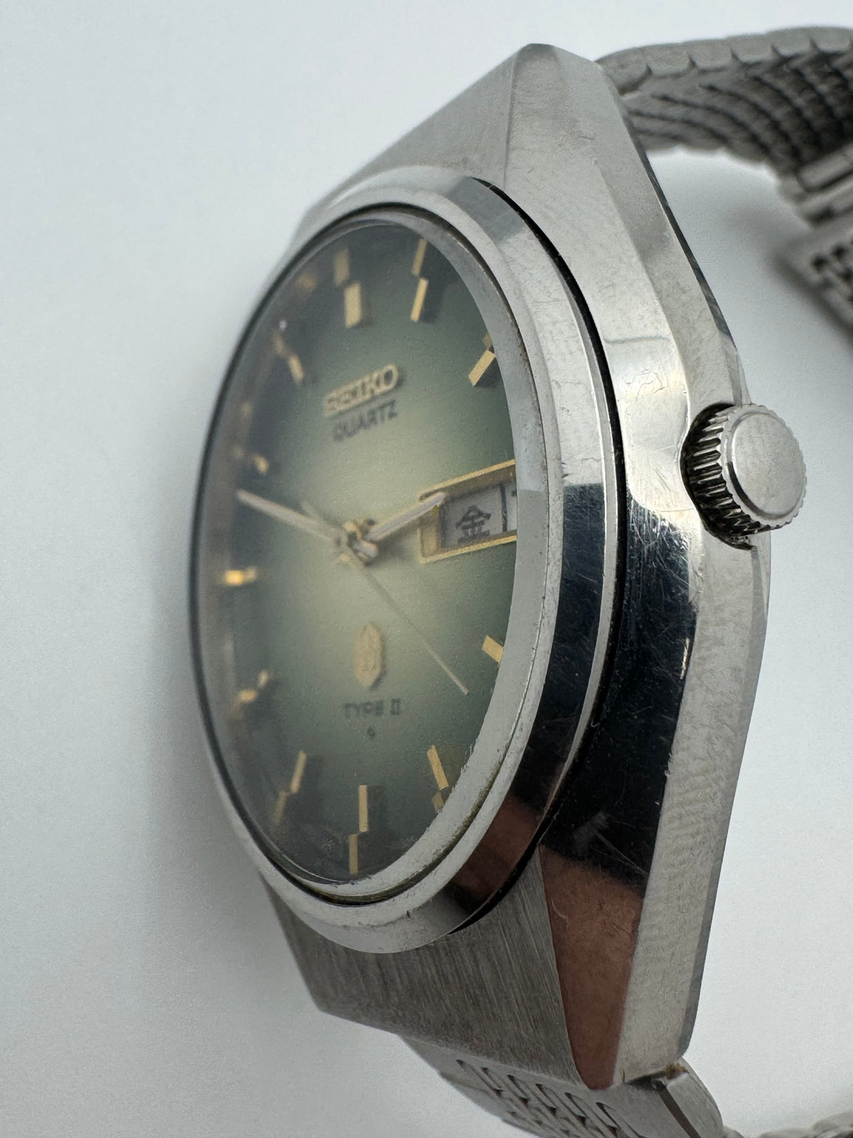 Seiko Type II Quarz Réf. 0903-8120 – Cadran vert – Novembre 1976 – révisée