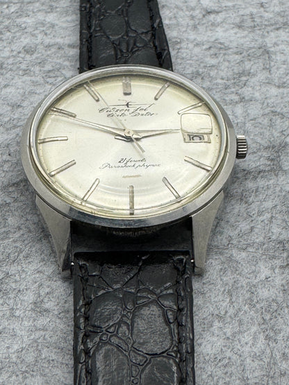 Citizen Jet Auto Dater 21 Jewels – Ringrotor-Automatik – Firmengravur Nippon Express 1966 - frisch revidiert