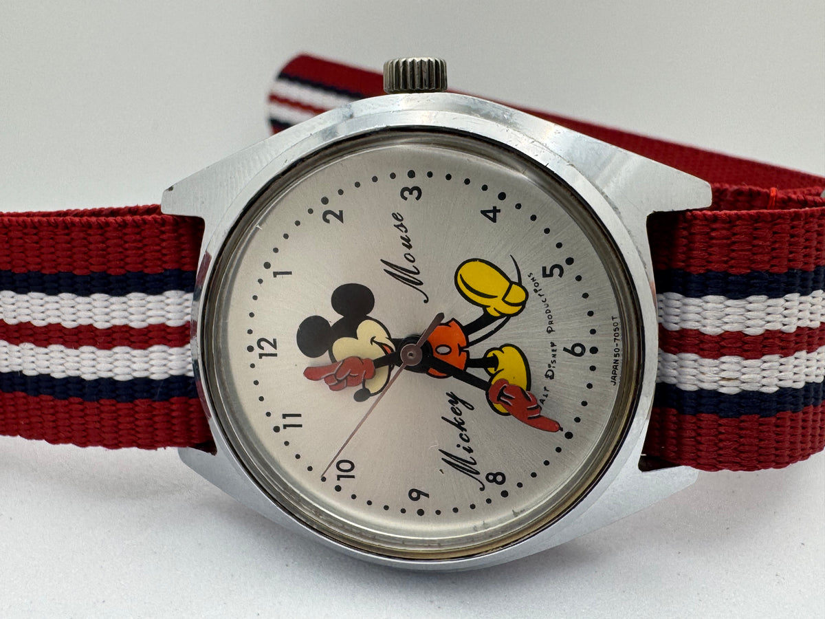 Seiko Tomony Mickey Mouse Ref. 5000-7000 – Handaufzug – 1970er Jahre