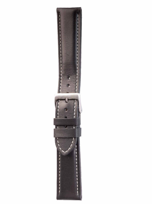 Herzog Pompei Lederarmband Schwarz