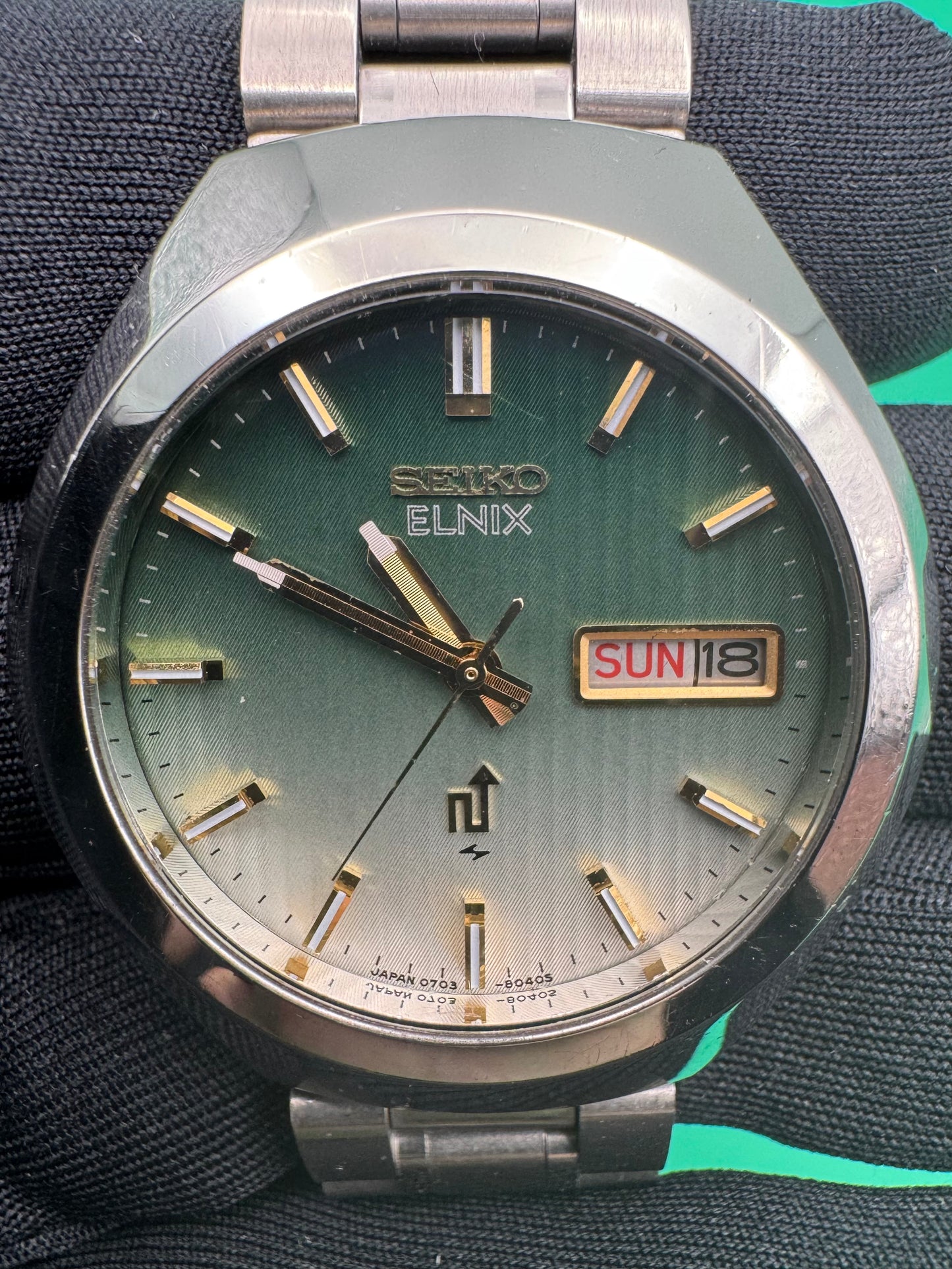 Seiko Elnix 0703-8040 – Electro-Mechanical Vintage (Japan, November 1975)