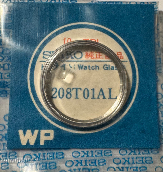 Seiko Original Watch Crystal 208T01AL (for 2517-3201 “25Matic Lady”) – NOS