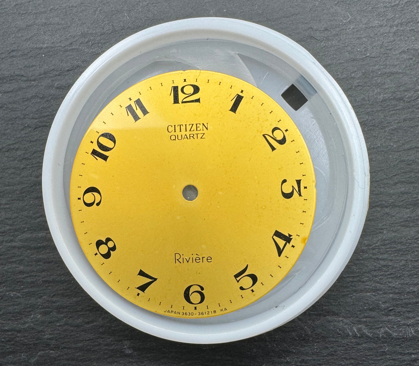 Citizen Quartz Replacement Dial (Ref. 6-361218) – Ø approx. 27 mm - NOS