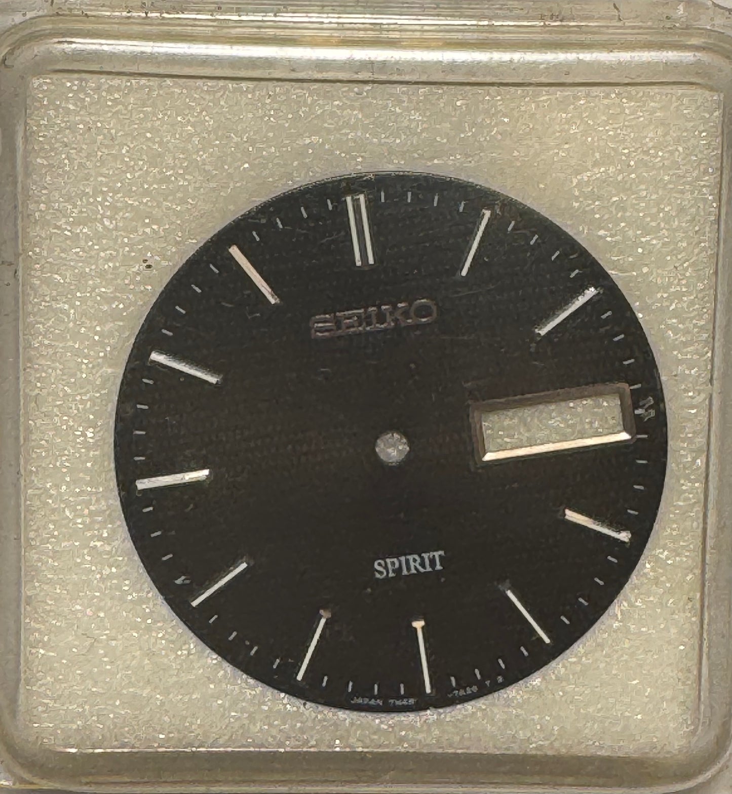 Seiko Replacement Dial – 7N43 / 7C70 – “Spirit” – Black (NOS)