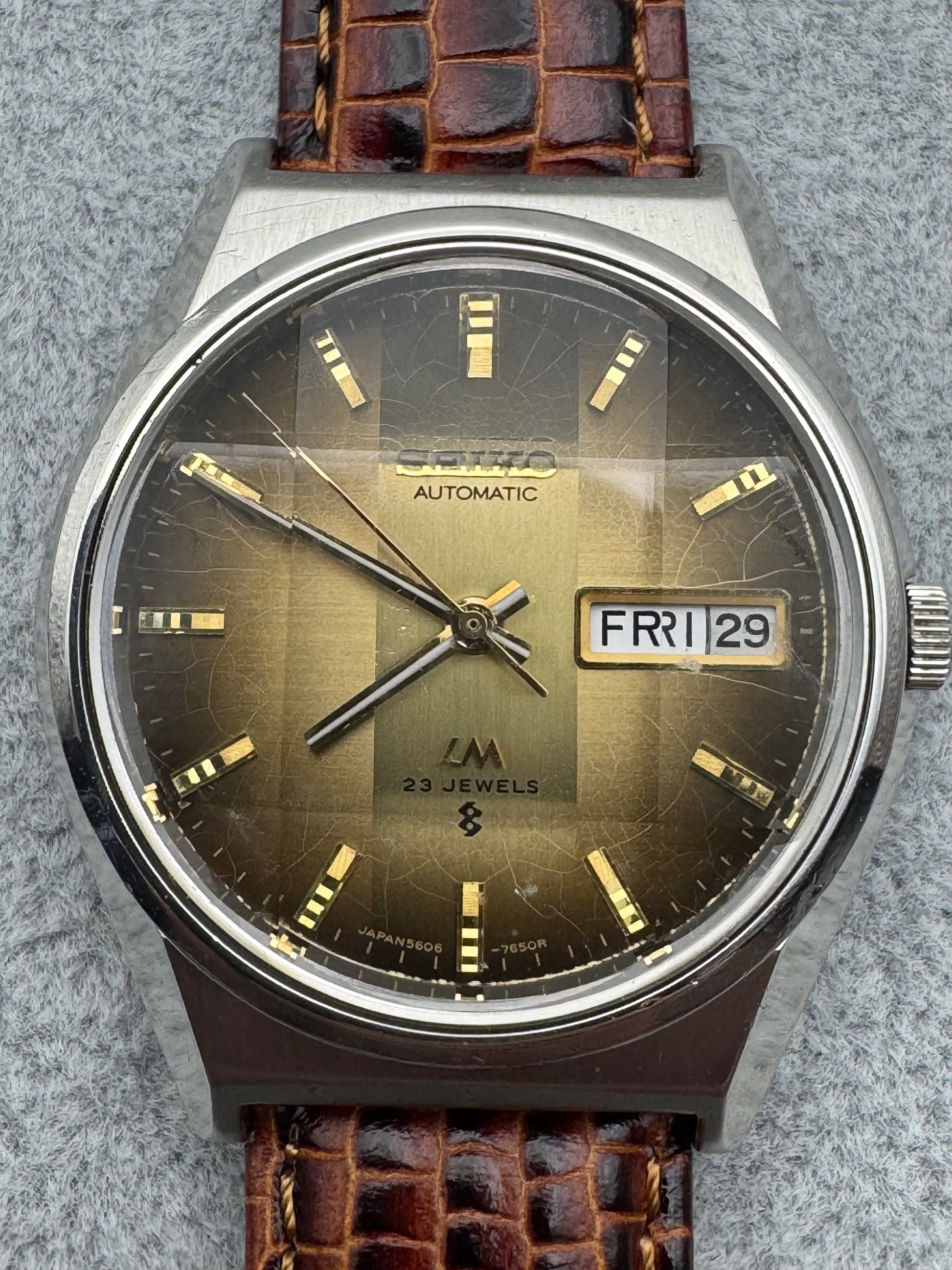 Seiko LM (Lord Matic) 5606-7310 – October 1974, Suwa Seikosha Seiko LM (Lord Matic) 5606-7310 – October 1974, Suwa Seikosha